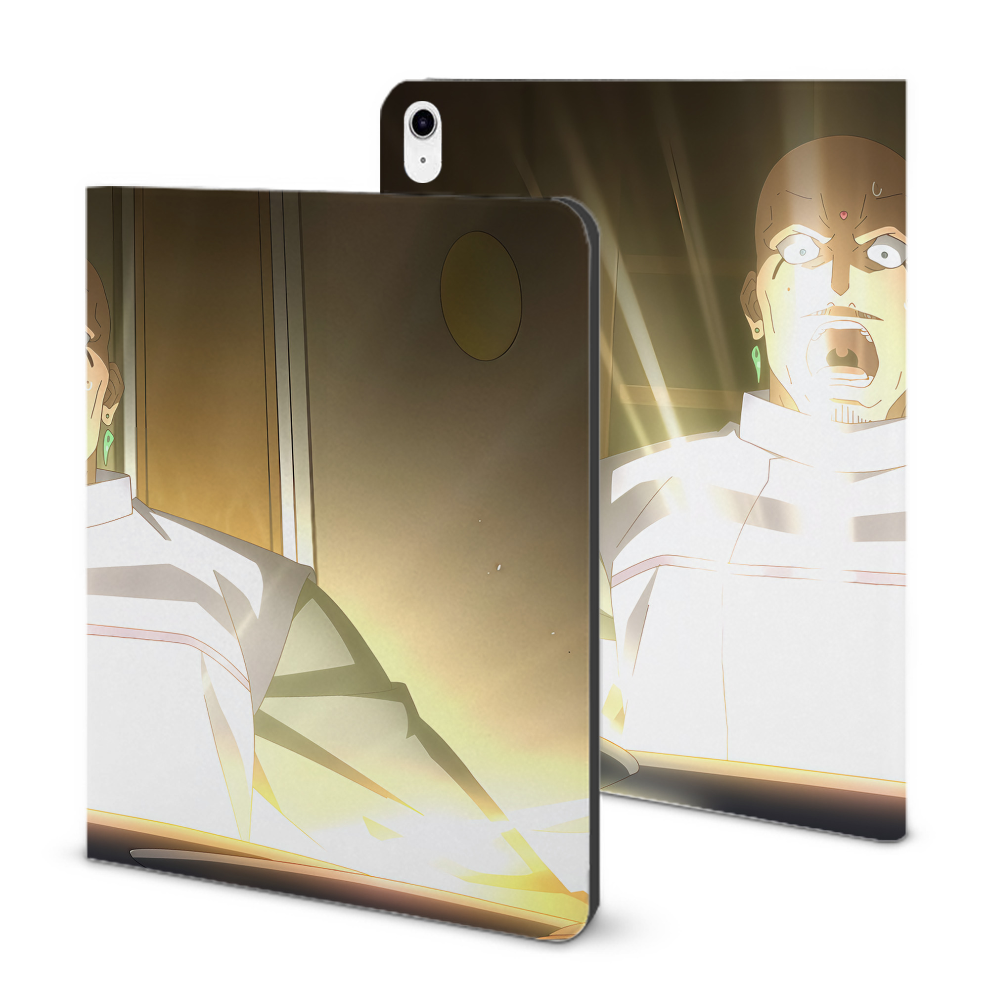 （画像用） 転スラ Regarding Reincarnated to Slime IPad ケース ブック型 PUレザー TPU 耐衝撃 軽量 薄型 ペン収納なし 全面保護 IPad 各モデル対応